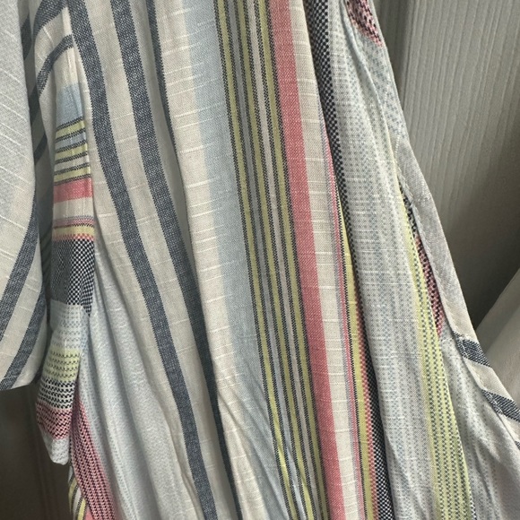 Francesca Trixi Romper—- blue, green, white, pink strips - Picture 2 of 3